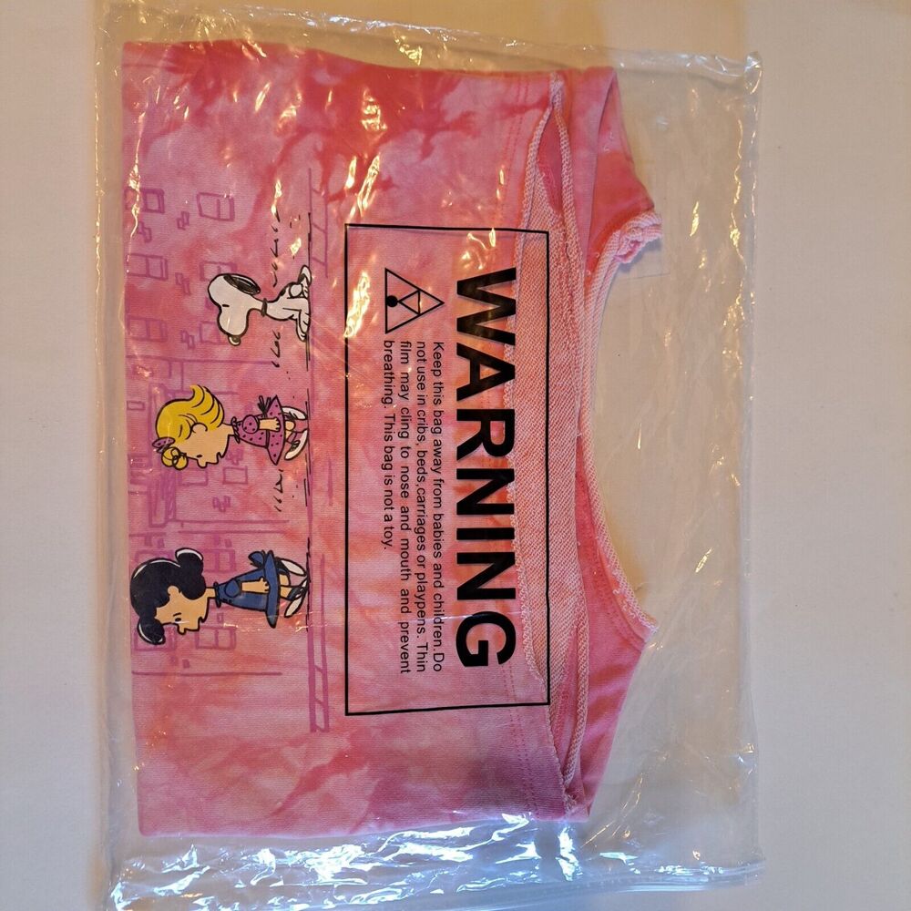 Appaman X Peanuts Kids Girl's Pink Long Sleeve Slouchy Graphic Sweatshirt Sz 4T - Picture 4 of 6